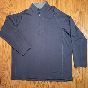 Free Fly Bamboo Flex Pullover Shirt Mens 3XL Gray Fleece Long Sleeve Performance